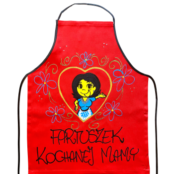 [Fb57] Fartuszek bawełniany FARTUSZEK KOCHANEJ MAMY